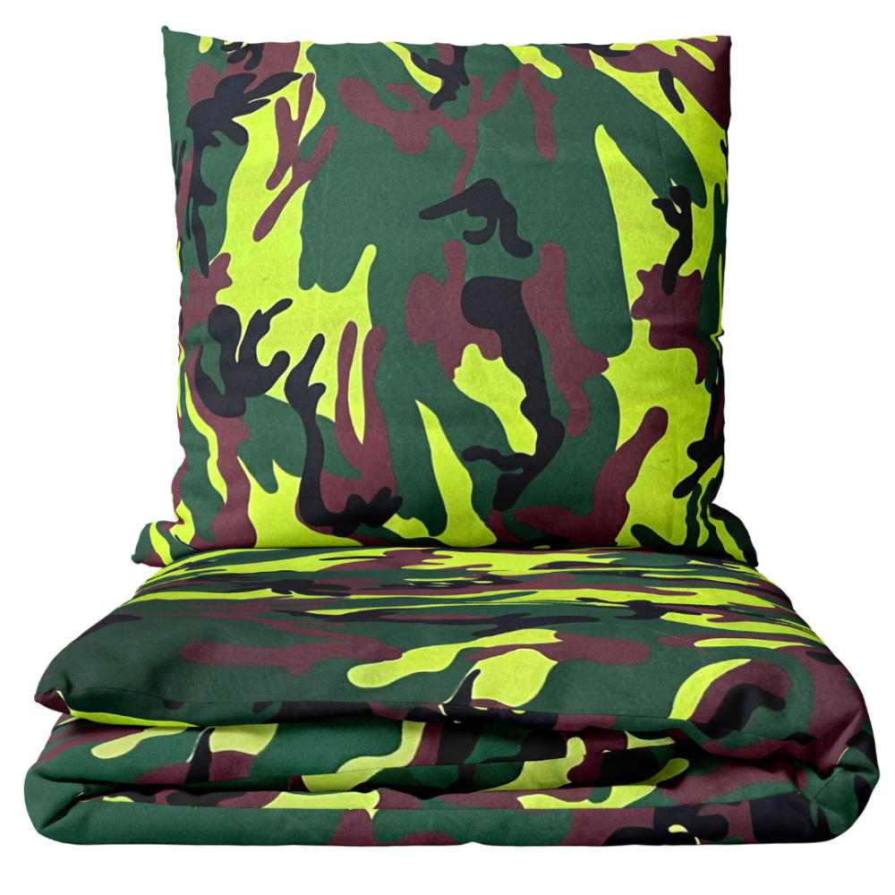 Bettwäsche set "Camouflage". Kinderbettwäsche, 135/140x200 cm, 155/160x200 cm