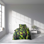 Bettwäsche set "Camouflage". Kinderbettwäsche, 135/140x200 cm, 155/160x200 cm