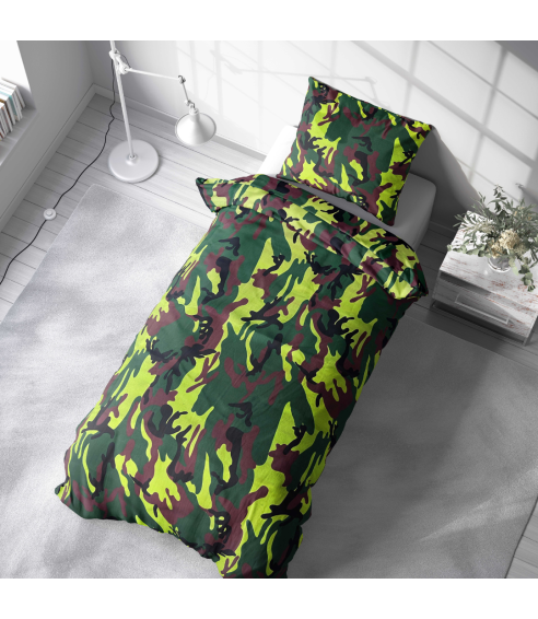 Bettwäsche set "Camouflage". Kinderbettwäsche
