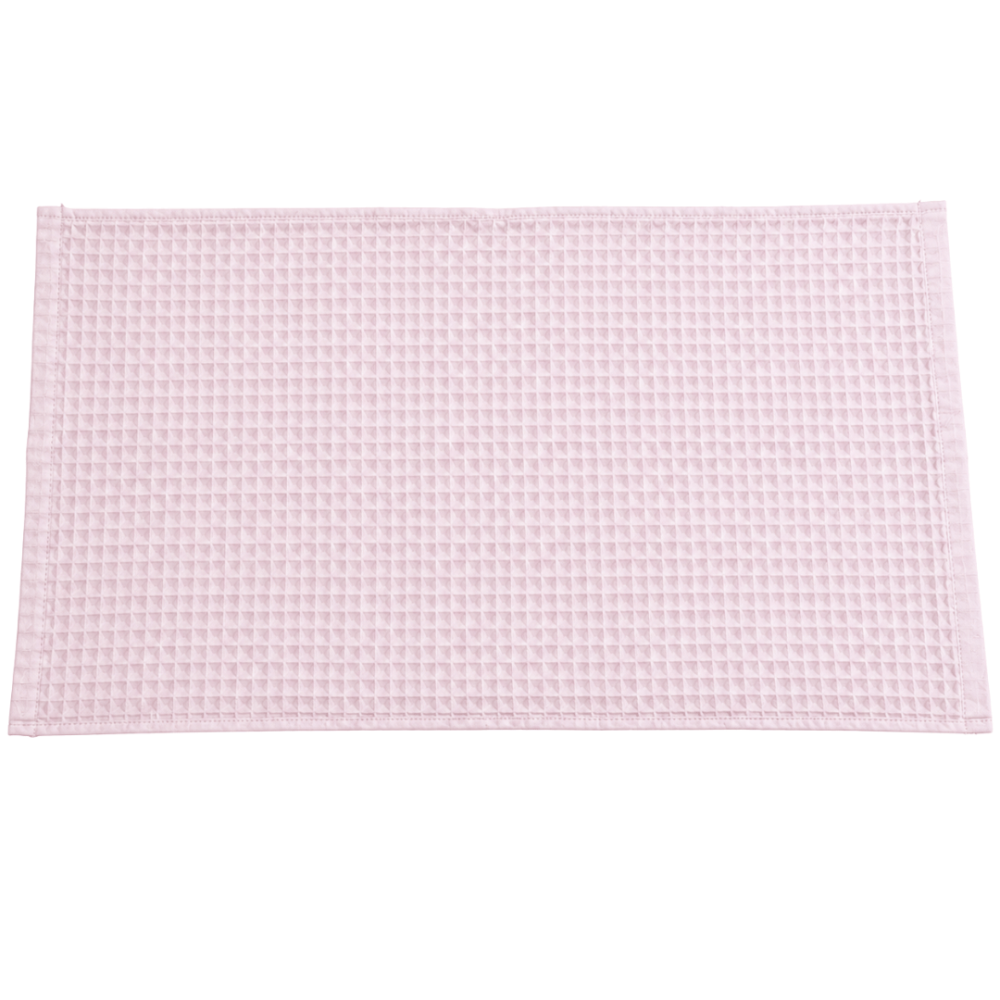Küchentücher „Blush pink Waffle“. Innendekoration, 35x60 cm. Einfarbiges hellrosa küchentuch mit einer struktur aus kleinen quadraten und gesäumten rändern. Küchentücher „Blush pink Waffle“. Innendekoration, 35x60 cm. Einfarbiges hellrosa küchentuch mit einer struktur aus kleinen quadraten und gesäumten rändern.