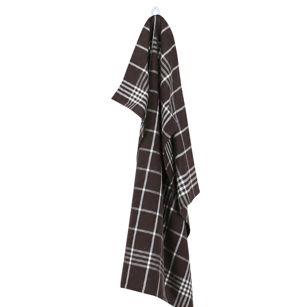 Küchentücher „Espresso Kitchen Towel“. Geschirrtücher. Dunkelbraunes küchentuch mit klassischem weißem karomuster Küchentücher „Espresso Kitchen Towel“. Geschirrtücher. Dunkelbraunes küchentuch mit klassischem weißem karomuster