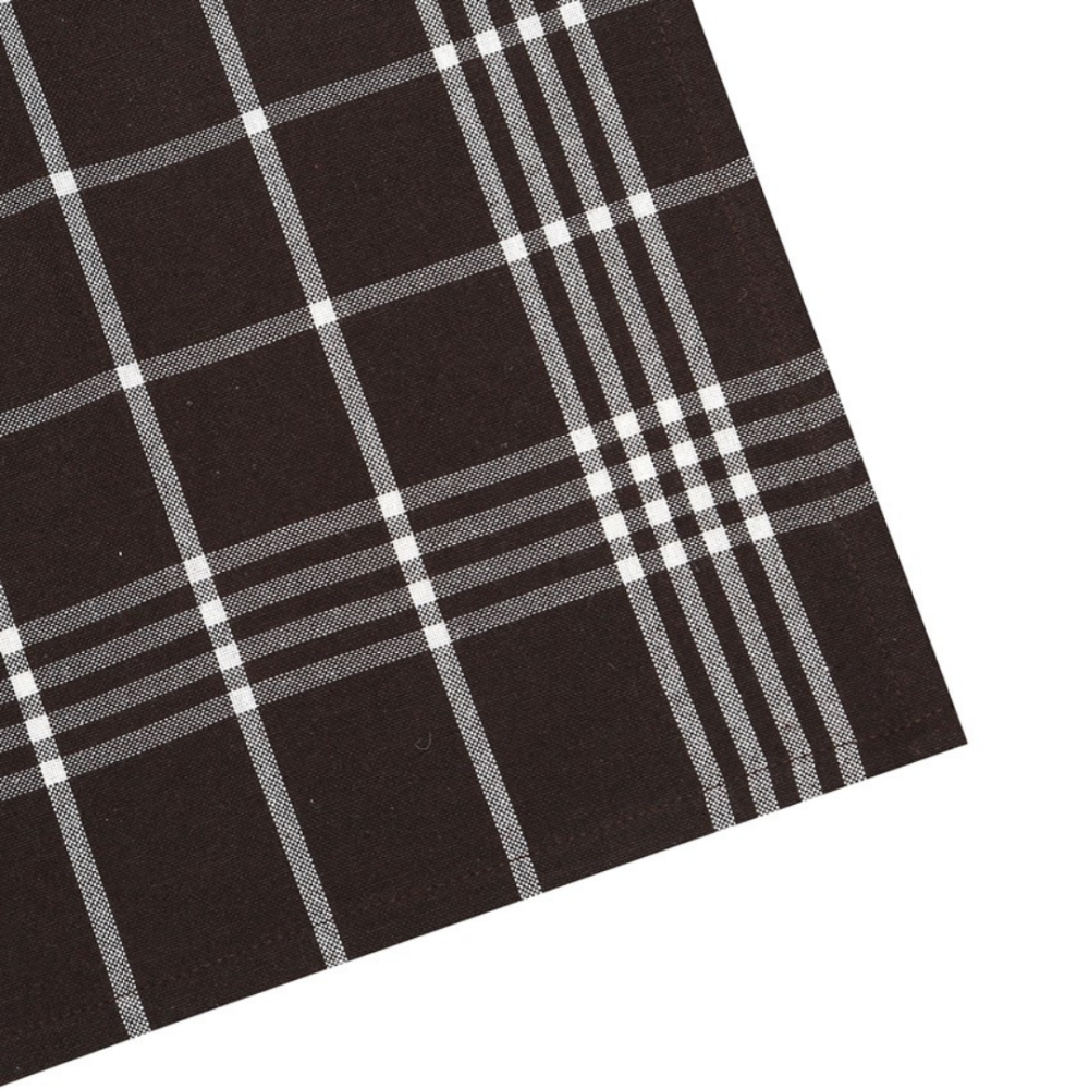 Küchentücher „Espresso Kitchen Towel“. Geschirrtücher. Braun kariertes küchentuch mit kontrastierenden weißen linien Küchentücher „Espresso Kitchen Towel“. Geschirrtücher. Braun kariertes küchentuch mit kontrastierenden weißen linien