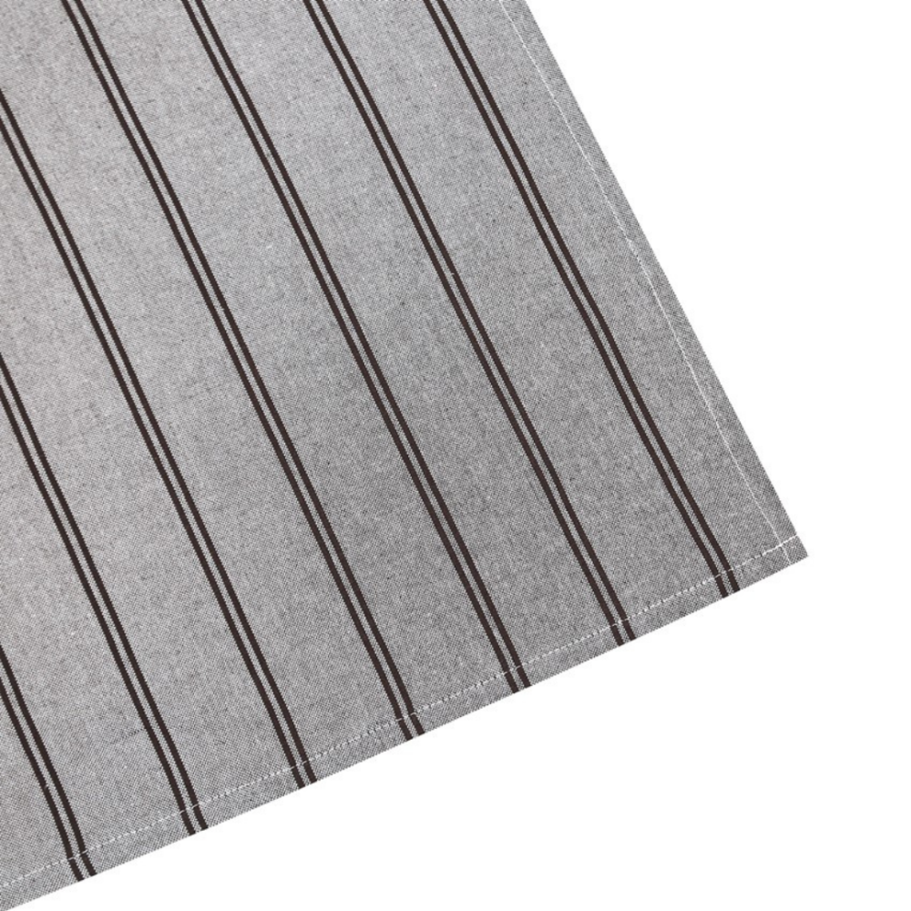 Küchentücher „Stonewood Kitchen Towel“. Geschirrtücher. Küchentuch mit hellgrauem grund und dunkelbraunen streifen