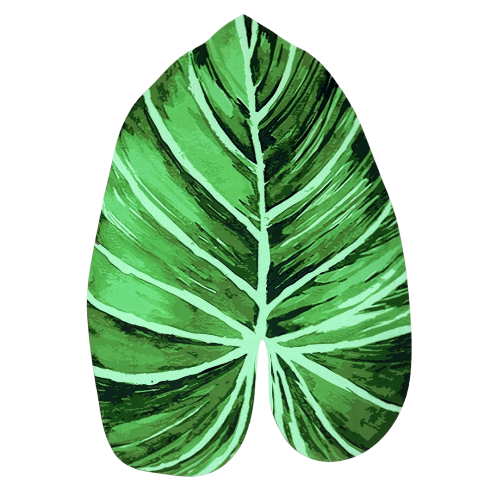 Badematte „Leaf mat“, 58x88 cm. Grüne badematte in form eines tropischen blattes mit smaragdgrünen und dunkelgrünen farbtönen. Badematte „Leaf mat“, 58x88 cm. Grüne badematte in form eines tropischen blattes mit smaragdgrünen und dunkelgrünen farbtönen.