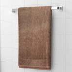 Badetuch „Bamboo Brown“. Badetücher, 50x100 cm, 70x140 cm