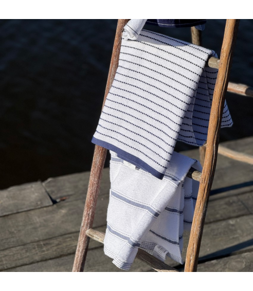 Badetuch „Pebble Stripe“
