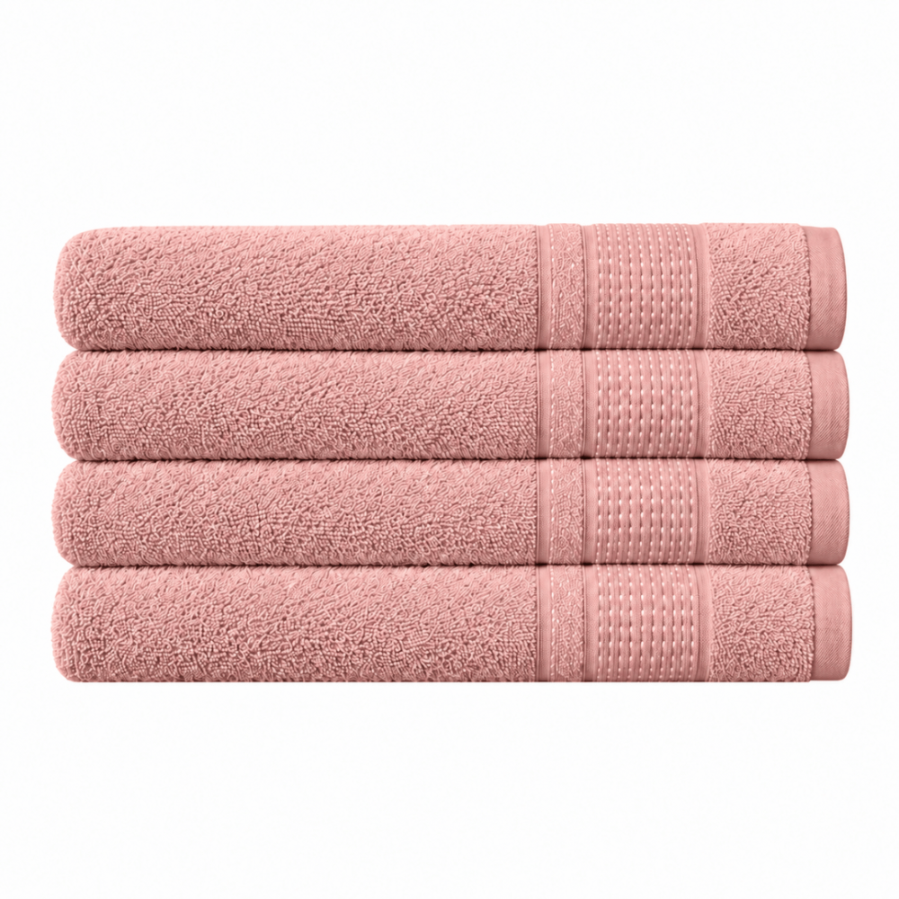 Badetuch „Royal Coral towel“, 70x140 cm. Zartrosa badetuch mit einem dezenten geprägten muster. Badetuch „Royal Coral towel“, 70x140 cm. Zartrosa badetuch mit einem dezenten geprägten muster.