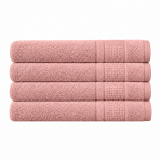 Badetuch „Royal Coral towel“, 70x140 cm. Zartrosa badetuch mit einem dezenten geprägten muster. Badetuch „Royal Coral towel“, 70x140 cm. Zartrosa badetuch mit einem dezenten geprägten muster.
