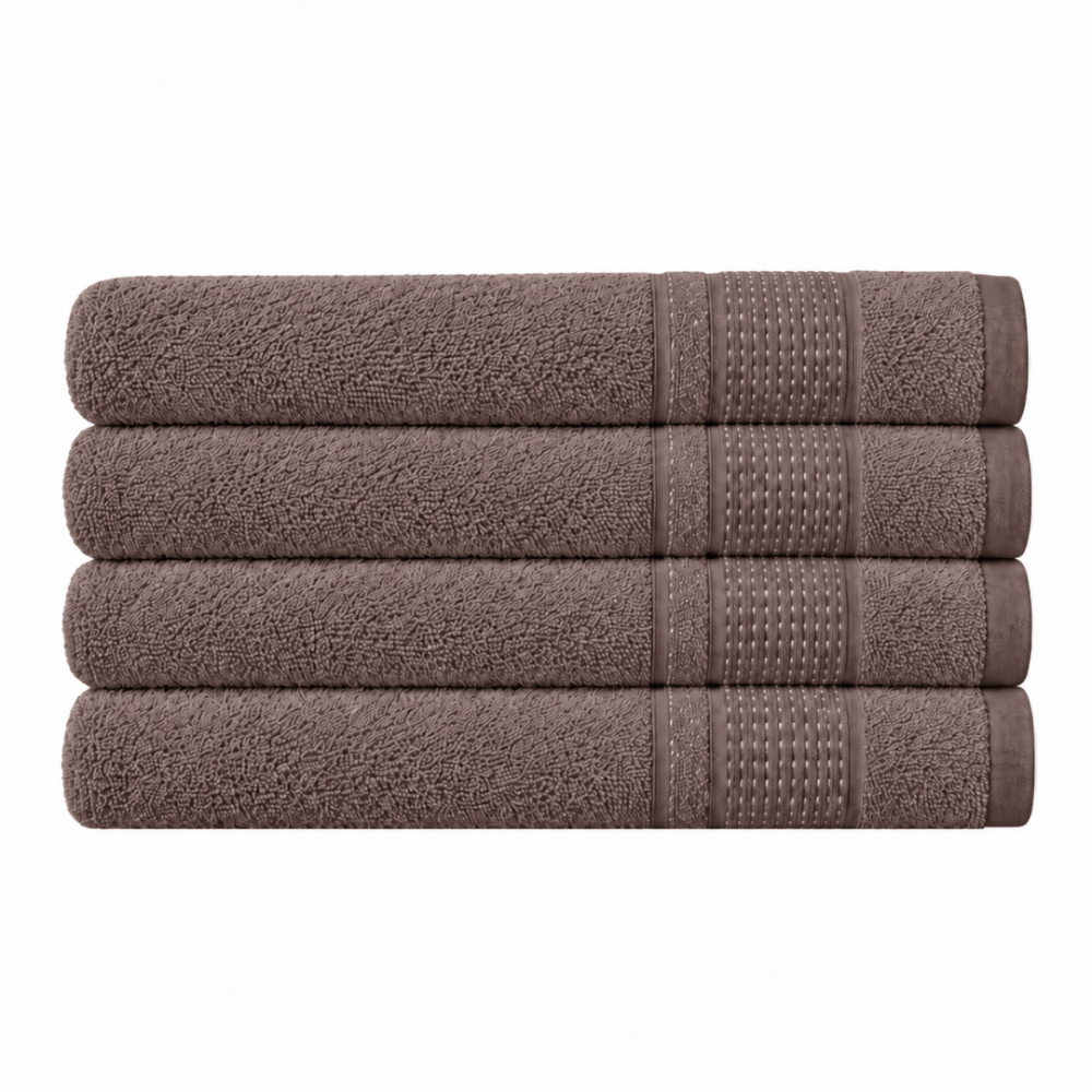 Badetuch „Royal Brown towel“, 70x140 cm. Braunes badetuch mit dezentem, geprägtem strukturmuster. Badetuch „Royal Brown towel“, 70x140 cm. Braunes badetuch mit dezentem, geprägtem strukturmuster.