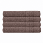 Badetuch „Royal Brown towel“, 70x140 cm. Braunes badetuch mit dezentem, geprägtem strukturmuster. Badetuch „Royal Brown towel“, 70x140 cm. Braunes badetuch mit dezentem, geprägtem strukturmuster.
