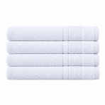 Badetuch „Royal White towel“, 70x140 cm. Weißes badetuch mit dezentem, geprägtem strukturmuster. Badetuch „Royal White towel“, 70x140 cm. Weißes badetuch mit dezentem, geprägtem strukturmuster.