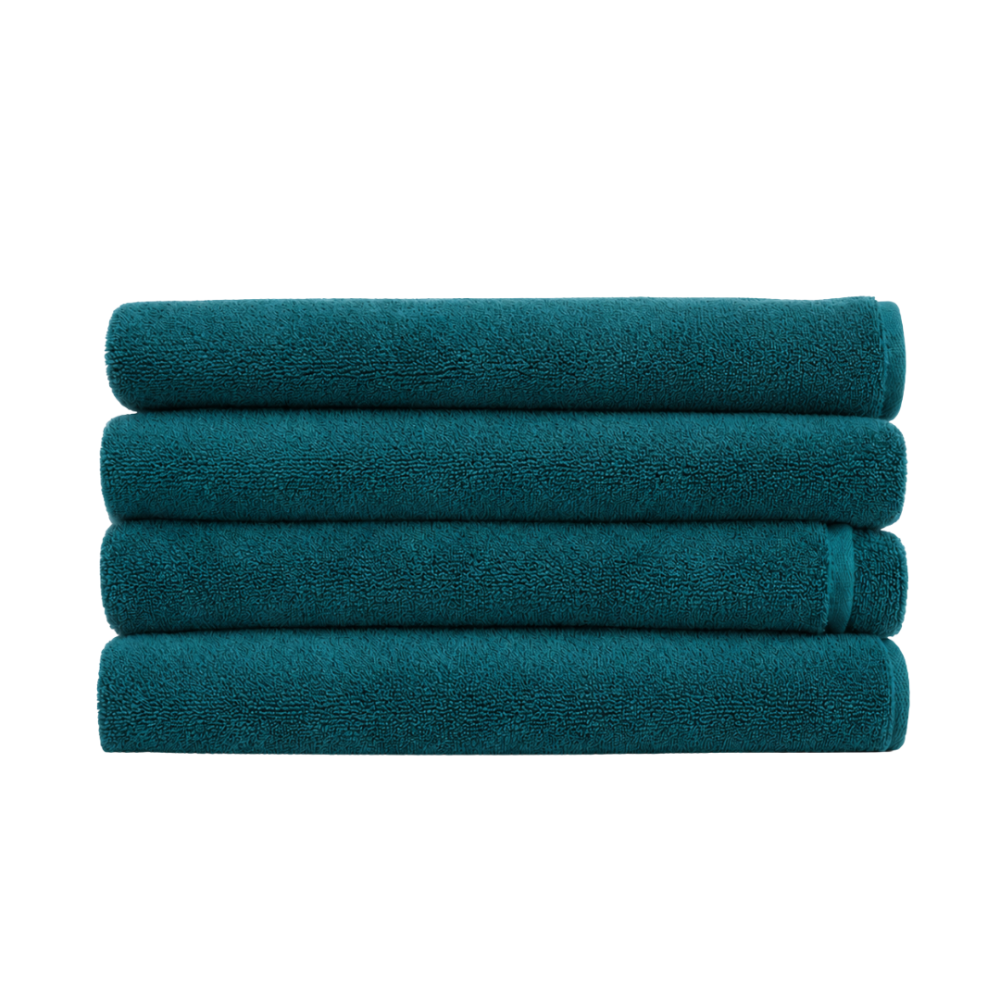 Badetuch „Teal Softness“, 70x140 cm. Dunkeltürkise handtücher mit weicher textur Badetuch „Teal Softness“, 70x140 cm. Dunkeltürkise handtücher mit weicher textur