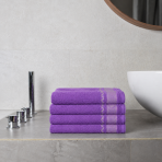 Badetuch „Violet olympian“, 50x100 cm, 70x140 cm