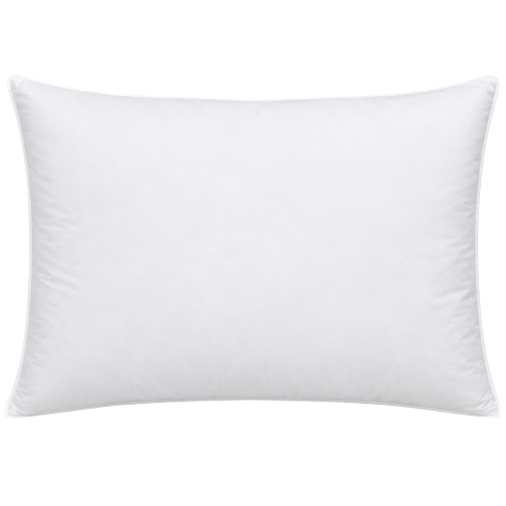 Gänsedaunen kissen „Selene“. Kissen mit füllung aus gänsefedern, weiß mit 100% baumwoll-jacquard und mehrschichtiger struktur Gänsedaunen kissen „Selene“. Kissen mit füllung aus gänsefedern, weiß mit 100% baumwoll-jacquard und mehrschichtiger struktur